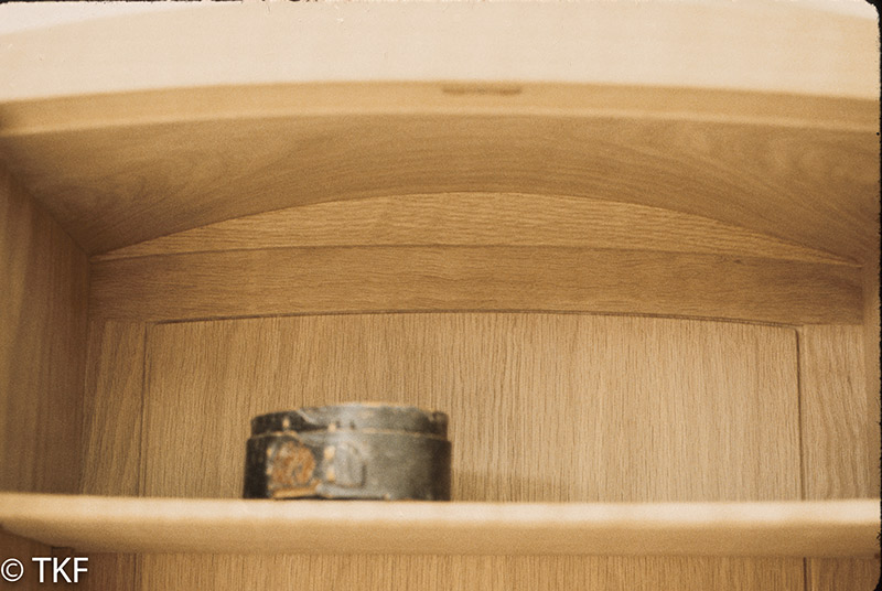 Oak Cabinet in a Stand